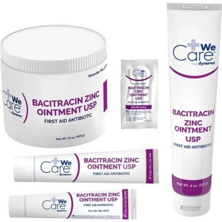 DYNAREX Dynarex Bacitracin Zinc Ointment, 1 oz. Tube, Pack of 72 1173